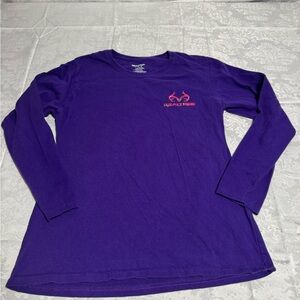 Realtree Purple Long Sleeve Tee
